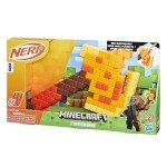 Minecraft Nerf Firebrand Dart Blasting Axe Toy