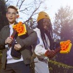 Minecraft Nerf Firebrand Dart Blasting Axe Toy
