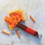 Minecraft Nerf Firebrand Dart Blasting Axe Toy