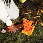Minecraft Nerf Firebrand Dart Blasting Axe Toy