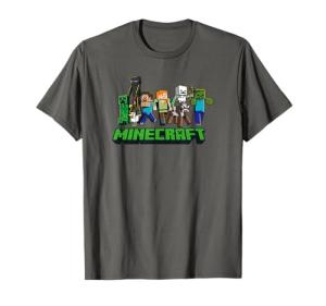 Minecraft Character Lineup Graphic Tee