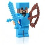 LEGO Minecraft Steve: Diamond Armor & Sword Figure