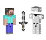 Minecraft Diamond Level Steve Action Figure with Accessories