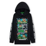 Creeper Minecraft Hoodie for Boys Ages 5-14