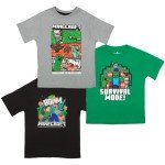 Minecraft Creeper Boys 3-Piece Outfit Set
