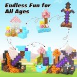 Minecraft Magnetic Blocks Build Set - 110 Pieces