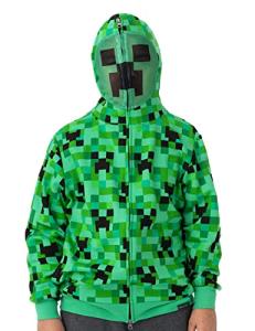 Creeper Camo Zip Hoodie for Boys - Age 7