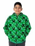 Creeper Camo Zip Hoodie for Boys - Age 7