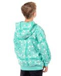 Minecraft Diamond Steve Pixel Hoodie for Kids
