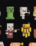Minecraft Kids Black Graphic Hoodie - Steve & Friends