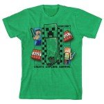 Minecraft Boys' 3-Piece Hoodie, Jogger & T-Shirt Set