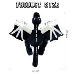 Ender Dragon Plush Toy - 23.8" Minecraft Inspired
