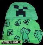 Kids Green Creeper One Piece Pajamas Hoodie