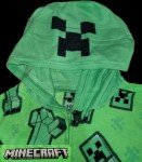 Kids Green Creeper One Piece Pajamas Hoodie