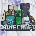 Minecraft Creeper Face Tie Dye T-Shirt - X-Large