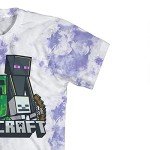 Minecraft Creeper Face Tie Dye T-Shirt - X-Large