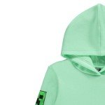 Minecraft Creeper Face Hoodie - Black & Green