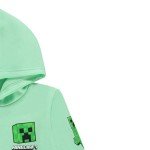 Minecraft Creeper Face Hoodie - Black & Green