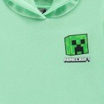 Minecraft Creeper Face Hoodie - Black & Green