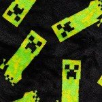 Minecraft Oversized Fleece Hoodie Blanket - Creeper Print