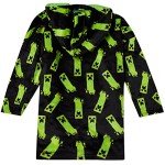 Minecraft Oversized Fleece Hoodie Blanket - Creeper Print