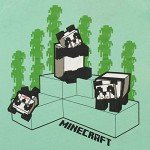 Minecraft Panda T-Shirt for Girls - Green, Size 8