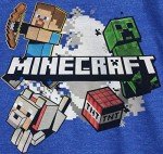 Minecraft Boys' Explosive Group T-Shirt - Royal Heather