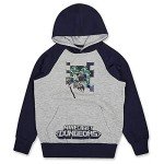 Minecraft Creeper Kids Hoodie - Black & Green