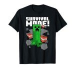 Creeper Explosion Survival Mode T-Shirt - Minecraft