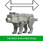 Dennis The Wolf Minecraft Action Figure & Accessories Set