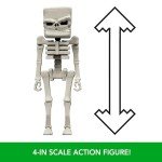 Minecraft Skeleton Action Figure with Accessories Set