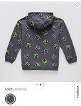 Minecraft Legends Dark Gray Hoodie - XL