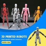 MerryXD 6 Pack T13 Action Figures Set