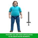 12-Inch Posable Steve Action Figure from Minecraft