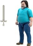 12-Inch Posable Steve Action Figure from Minecraft