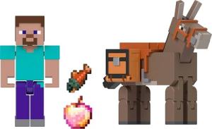 Minecraft Action Figures 2-Pack: Steve & Donkey