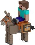 Minecraft Action Figures 2-Pack: Steve & Donkey