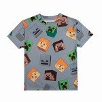 Minecraft Boys' 4-Pack Creeper Character Tees, XL