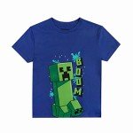 Minecraft Boys' 4-Pack Creeper Character Tees, XL