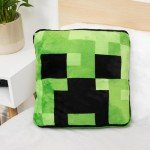 Minecraft Creeper 2-in-1 Cushion and Blanket