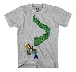 Minecraft Creeper Walk Kids T-Shirt - Large