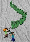 Minecraft Creeper Walk Kids T-Shirt - Large