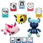 Minecraft Plush 3-Pack: Bee, Axolotl, Warden