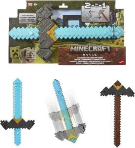 Minecraft 2-in-1 Sword and Pickaxe Role-Play Toy