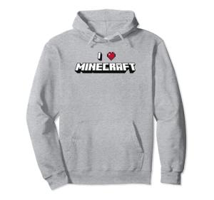 I Heart Minecraft Logo Hoodie