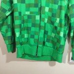 Minecraft Creeper Full Zip Hoodie for Kids