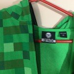 Minecraft Creeper Full Zip Hoodie for Kids