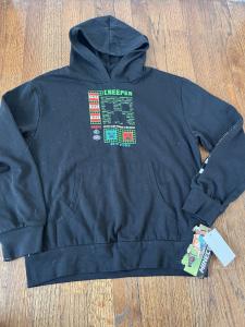 Minecraft Black Hoodie for Kids Size 10/12