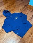 Minecraft Lacoste Unisex Blue Hoodie, Medium Size