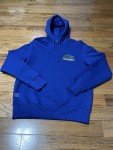Minecraft Lacoste Unisex Blue Hoodie, Medium Size